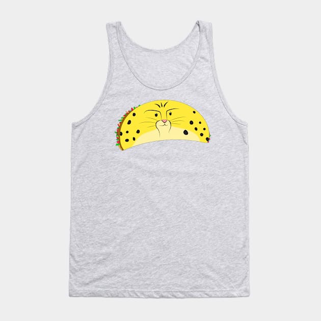 Taco Cheetah Tank Top by Sticker Steve